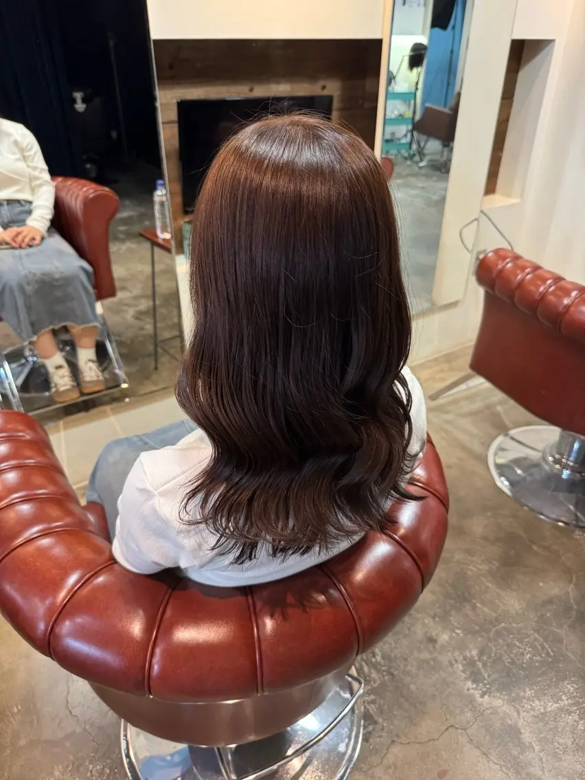 セミロング ヘアカラー 🐥Homie/ yuna🐥のヘアスタイル