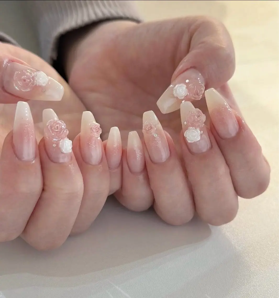 ネイル ハンドネイル Rita nail雪のネイルデザイン