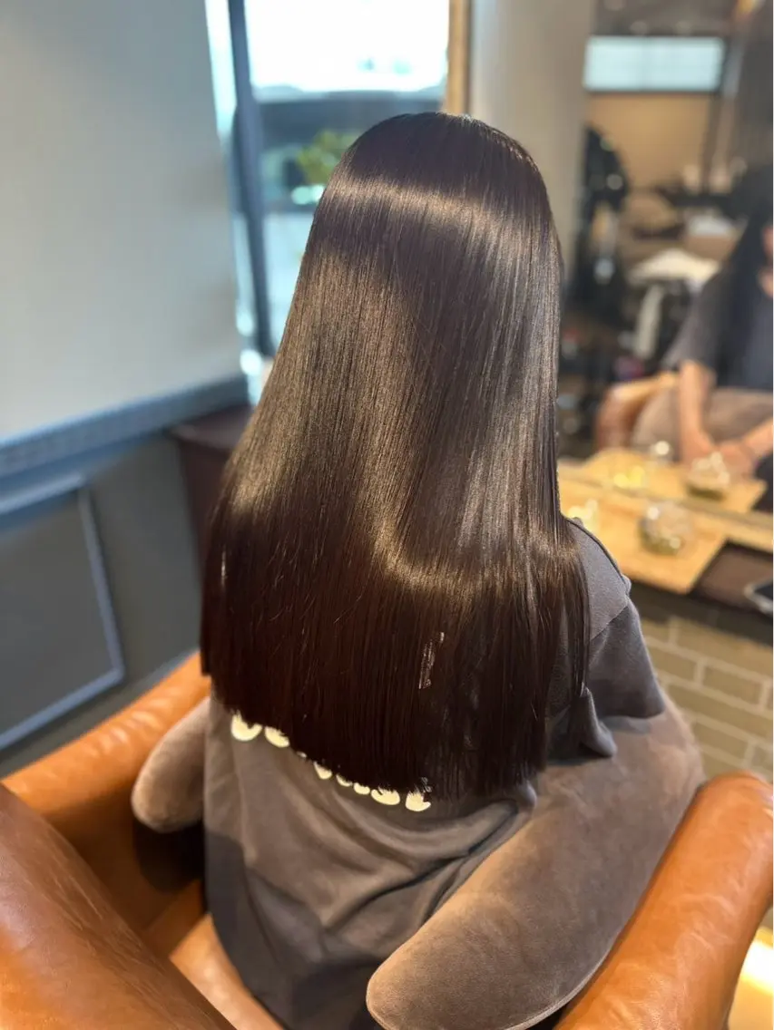 ロング 髪質改善 澤田 幸之助のヘアスタイル