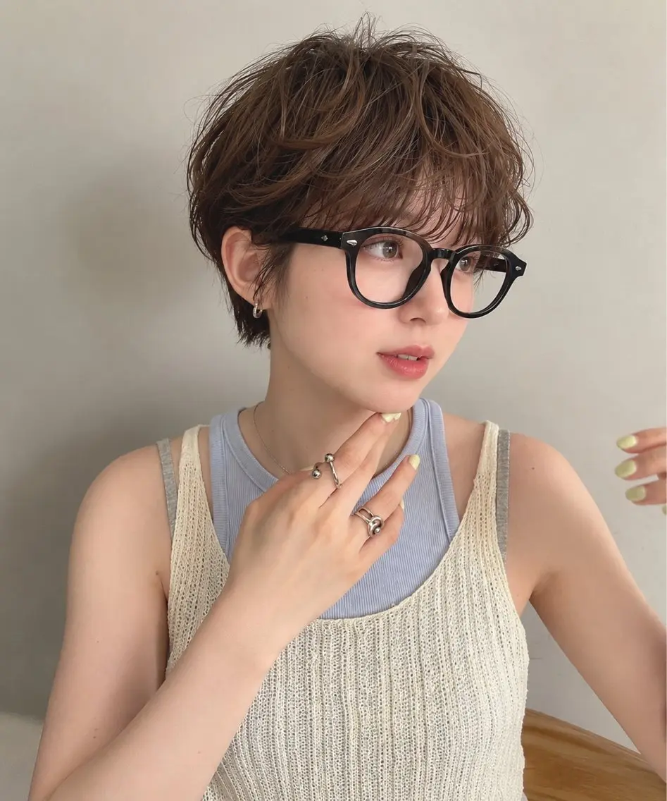 【ショート・ボブ限定】抜け感ニュアンスパーマ🫧の写真