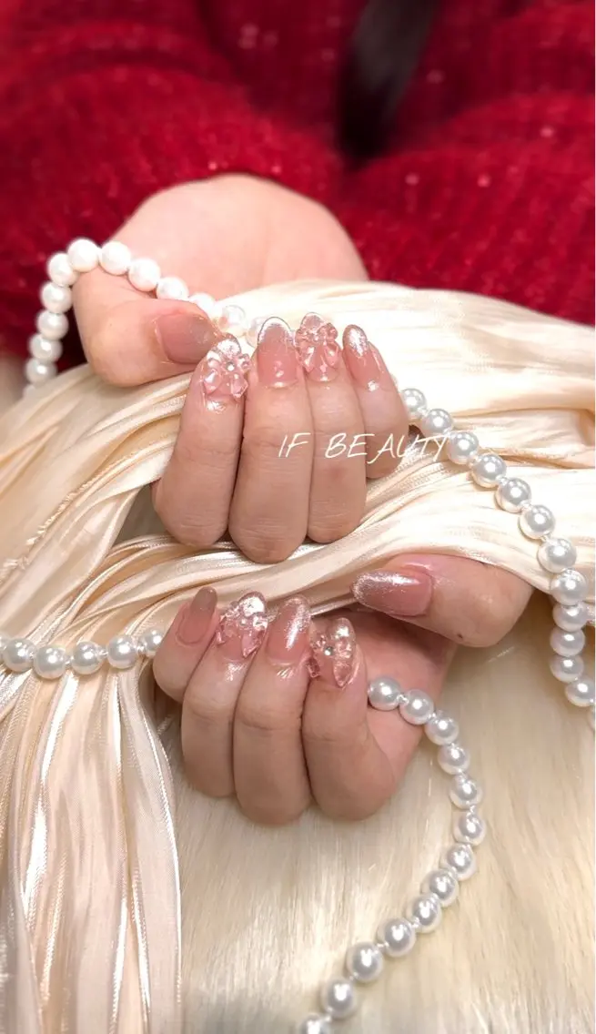 シンプルデザイン/アートorパーツ4本まで/4本以上の持ち込みデザインの場合は¥5500になります。予めご了承くださいの写真