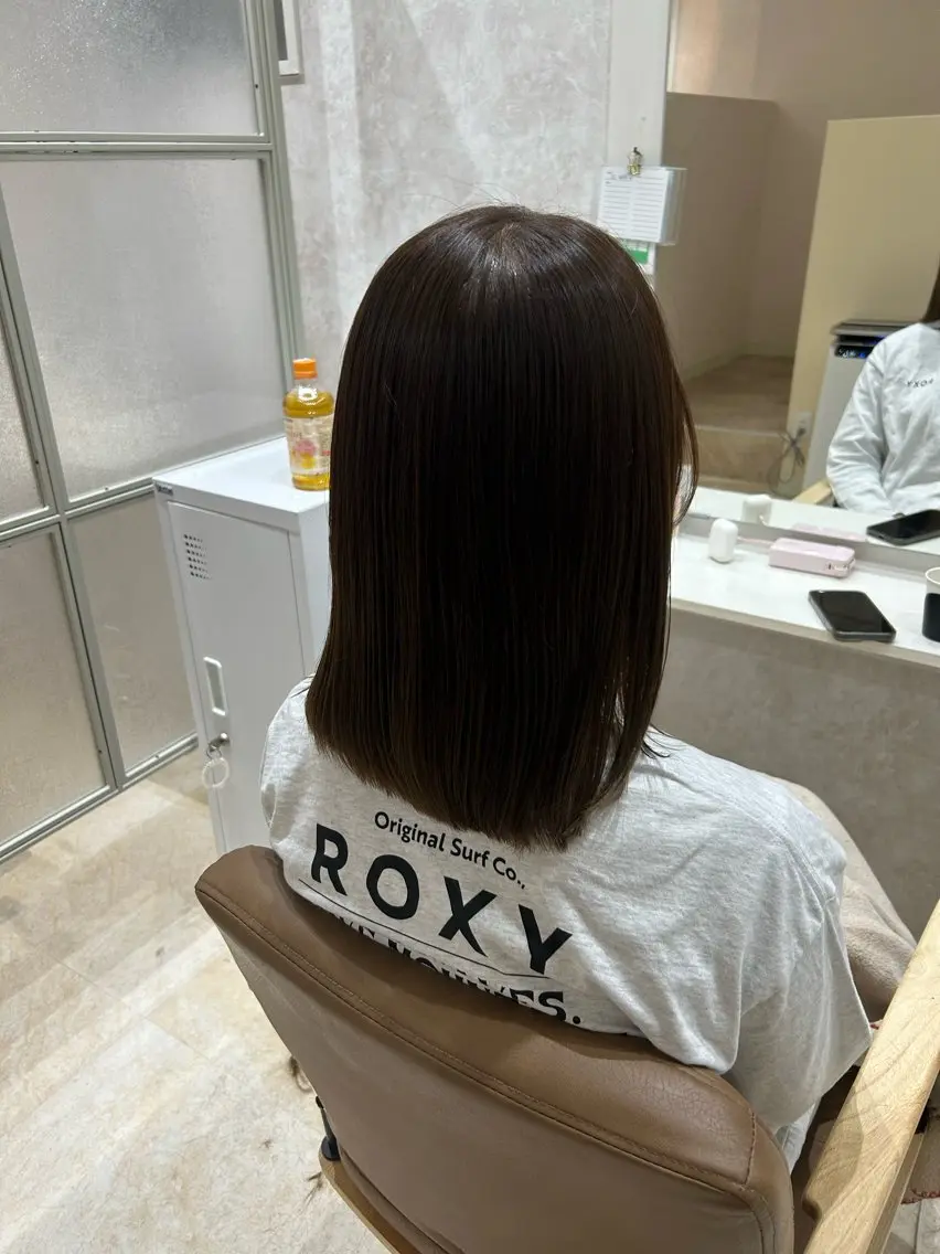 ミディアム カラー カット ヘアカラー トリートメント ヘアセット 💙まこと💙艶 カラー(Rico)のヘアスタイル