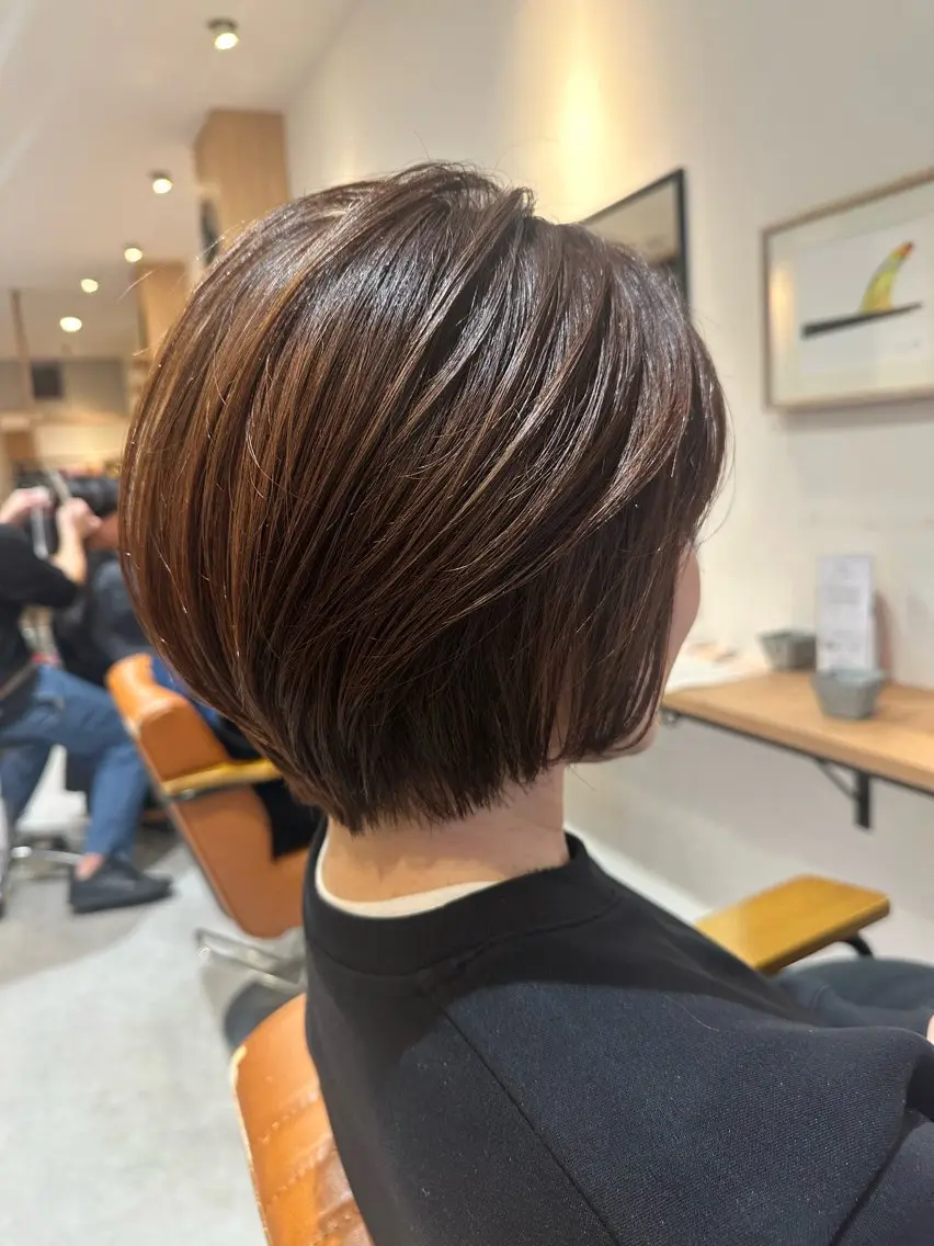 ショート ショートボブ 丸みショート ボブ ショートヘア カット Love&Hair Loco店　高橋遥香のヘアスタイル
