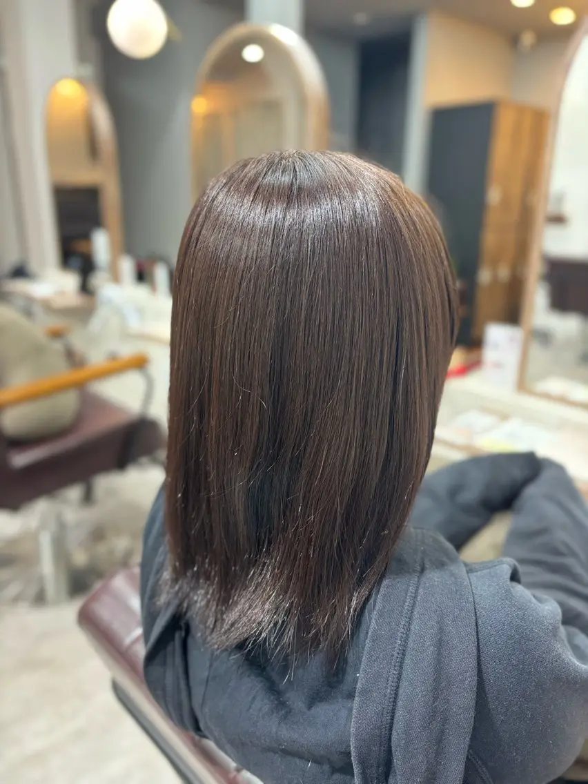 ミディアム カラー ブラウンカラー ナチュラルブラウン 透明感カラー/ SHIN🎀のヘアスタイル