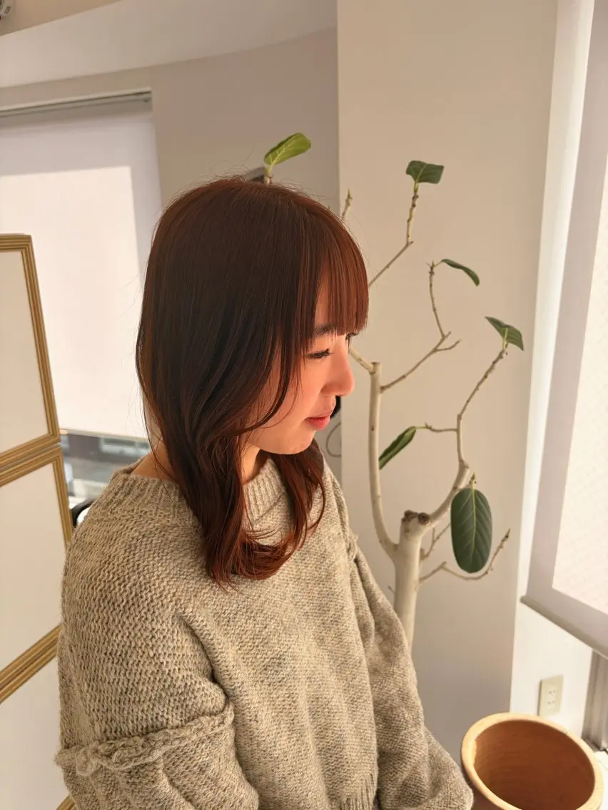 ミディアム 🌻似合わせカット× パーマ/矢木🌻のヘアスタイル