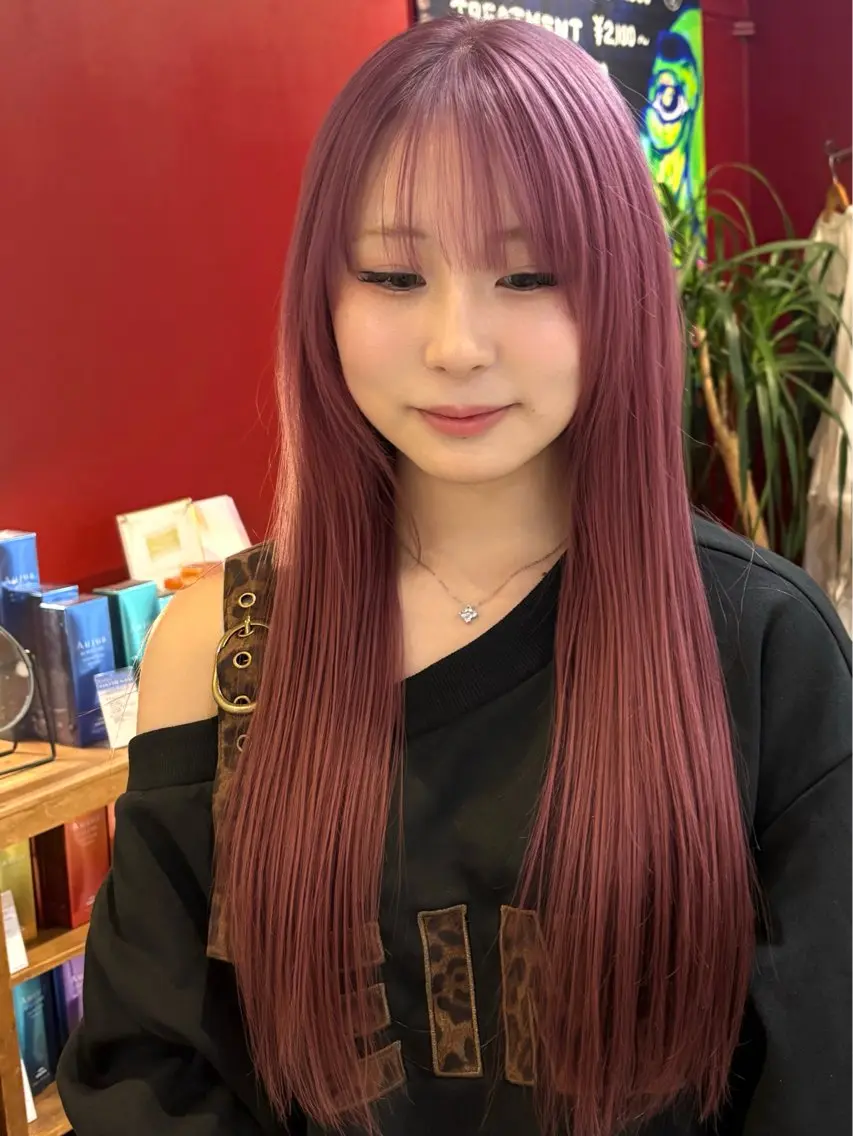 カラー カット ヘアカラー トリートメント ORe'S HAIR BE GLaDユウナのヘアスタイル
