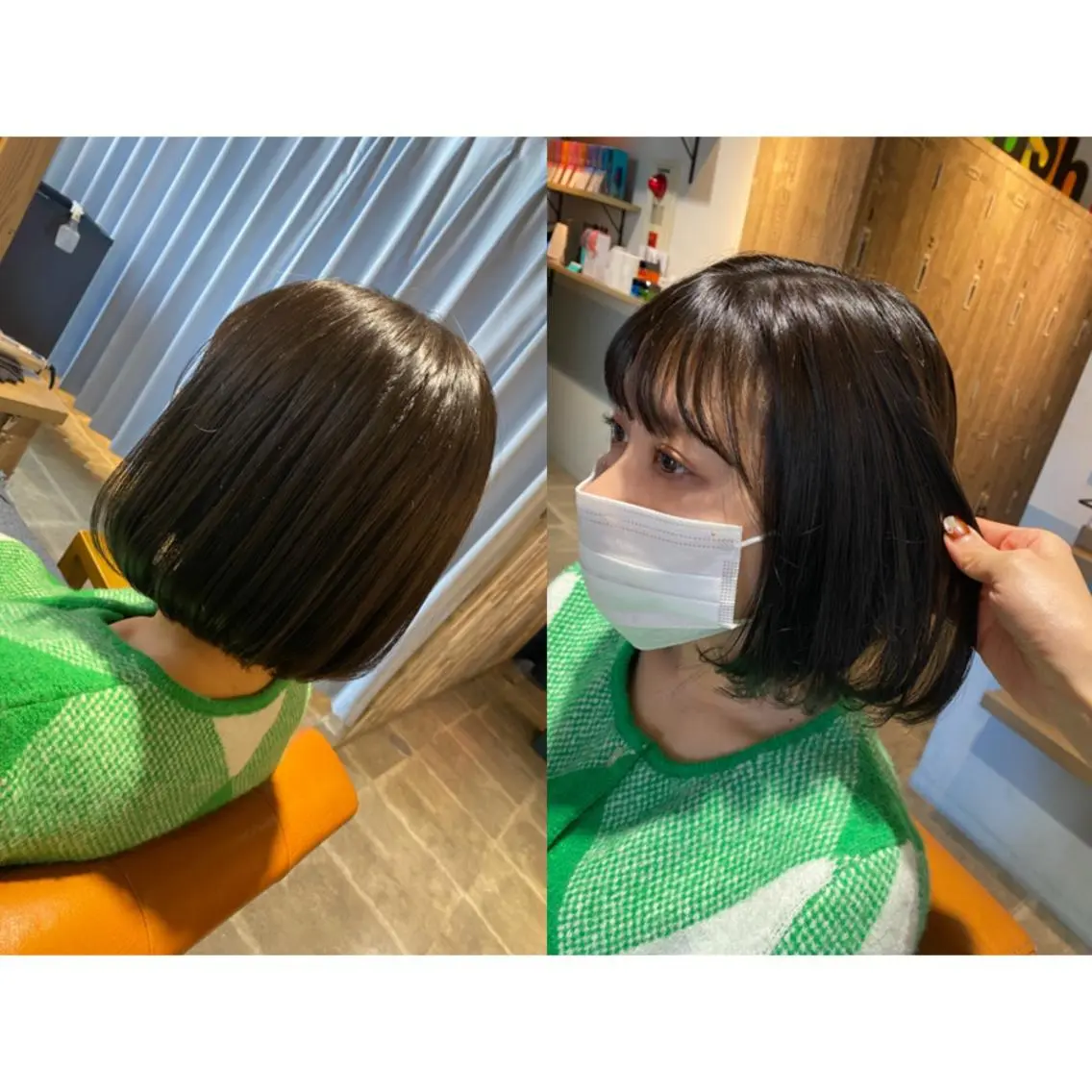 カラー ベージュカラー 🩵盛れる顔周りヘア EMI🩵のヘアスタイル