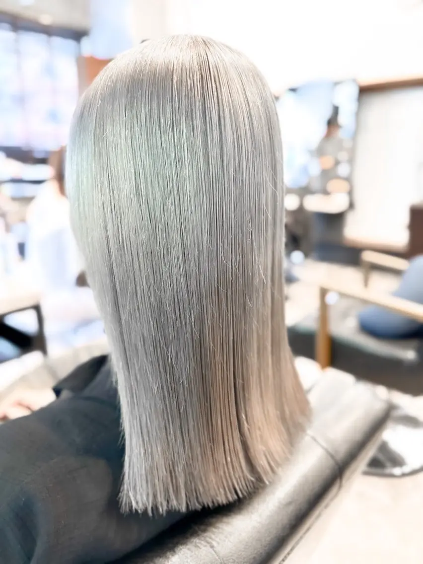 セミロング カラー ダブルカラー カット ヘアカラー トリートメント ブリーチカラー🔥 パーマ【佐々木凌平】のヘアスタイル