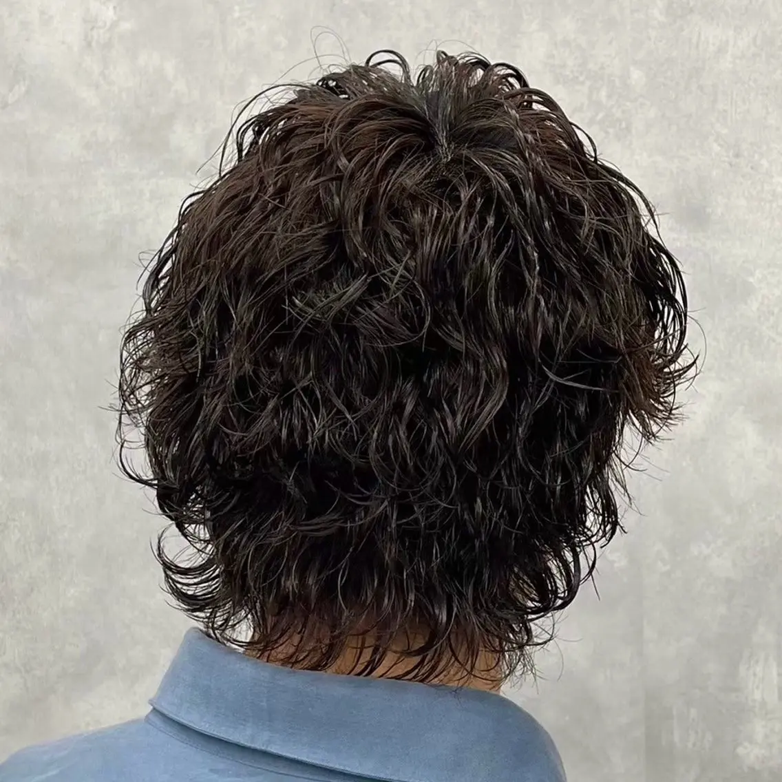 ショート パーマ ヘアアレンジ メンズ キッズ メンズパーマ カット パーマ メンズカット/パーマ 山崎航平💈のヘアスタイル