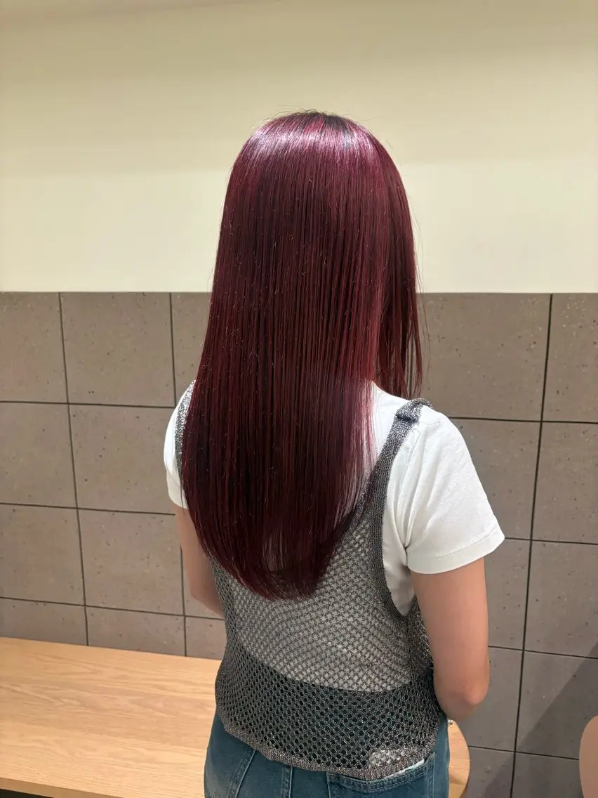 ロング カラー カット ヘアカラー natsuki /HUIのヘアスタイル