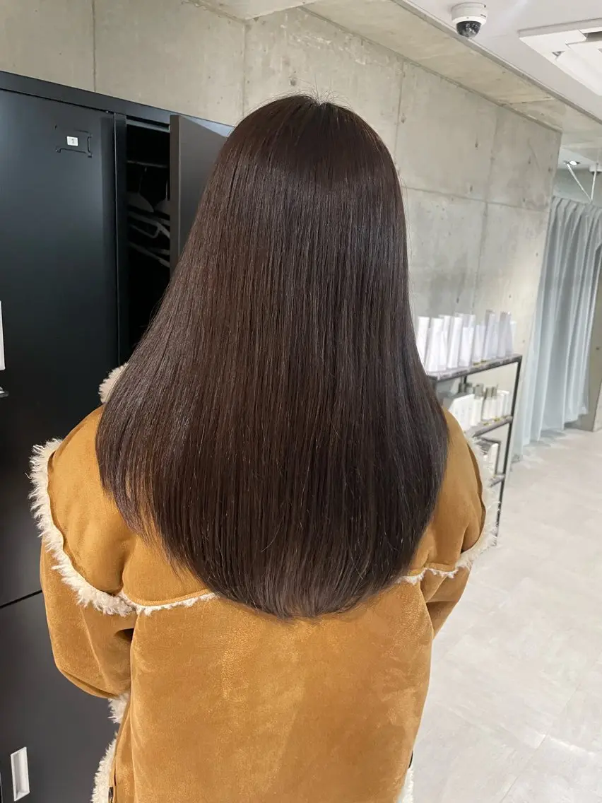 ロング ヘアカラー トリートメント 髪質改善/ツヤカラー shotaのヘアスタイル
