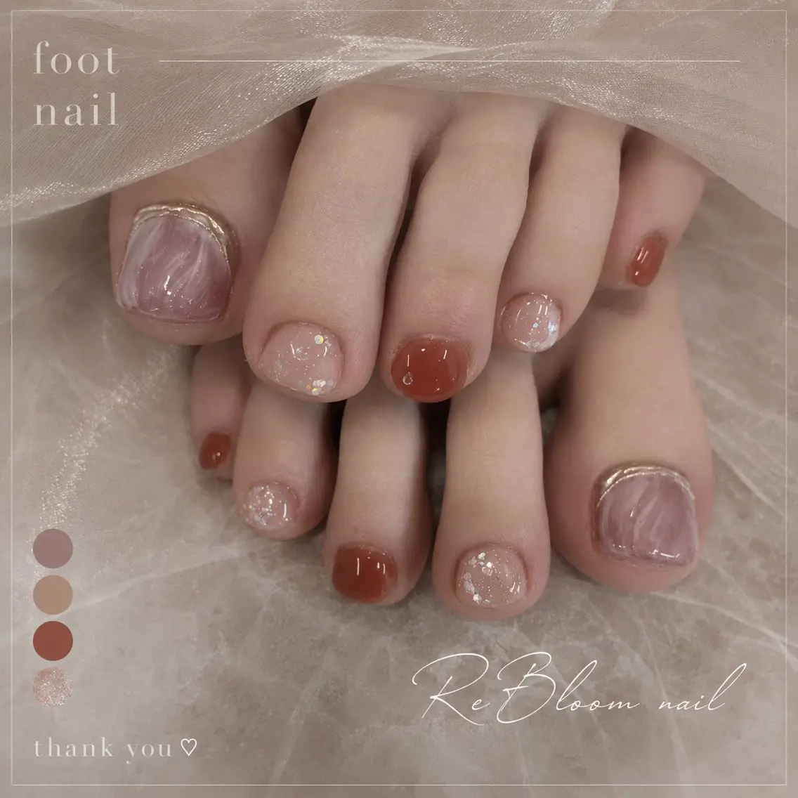 ネイル ハンドネイル rebloom nailのネイルデザイン