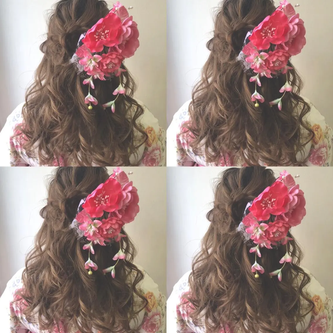 ロング ヘアアレンジ ハーフアップ ヘアセット 🌷MAYU 🌷のヘアスタイル