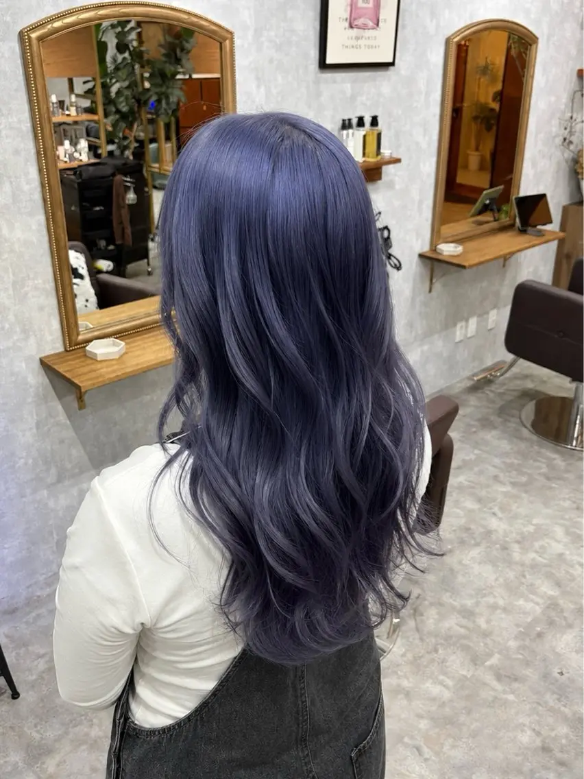 ロング カラー バレイヤージュ ベージュカラー ブリーチ ケアブリーチ 透明感カラー ヘアカラー 【C'LD】 Mimoのヘアスタイル