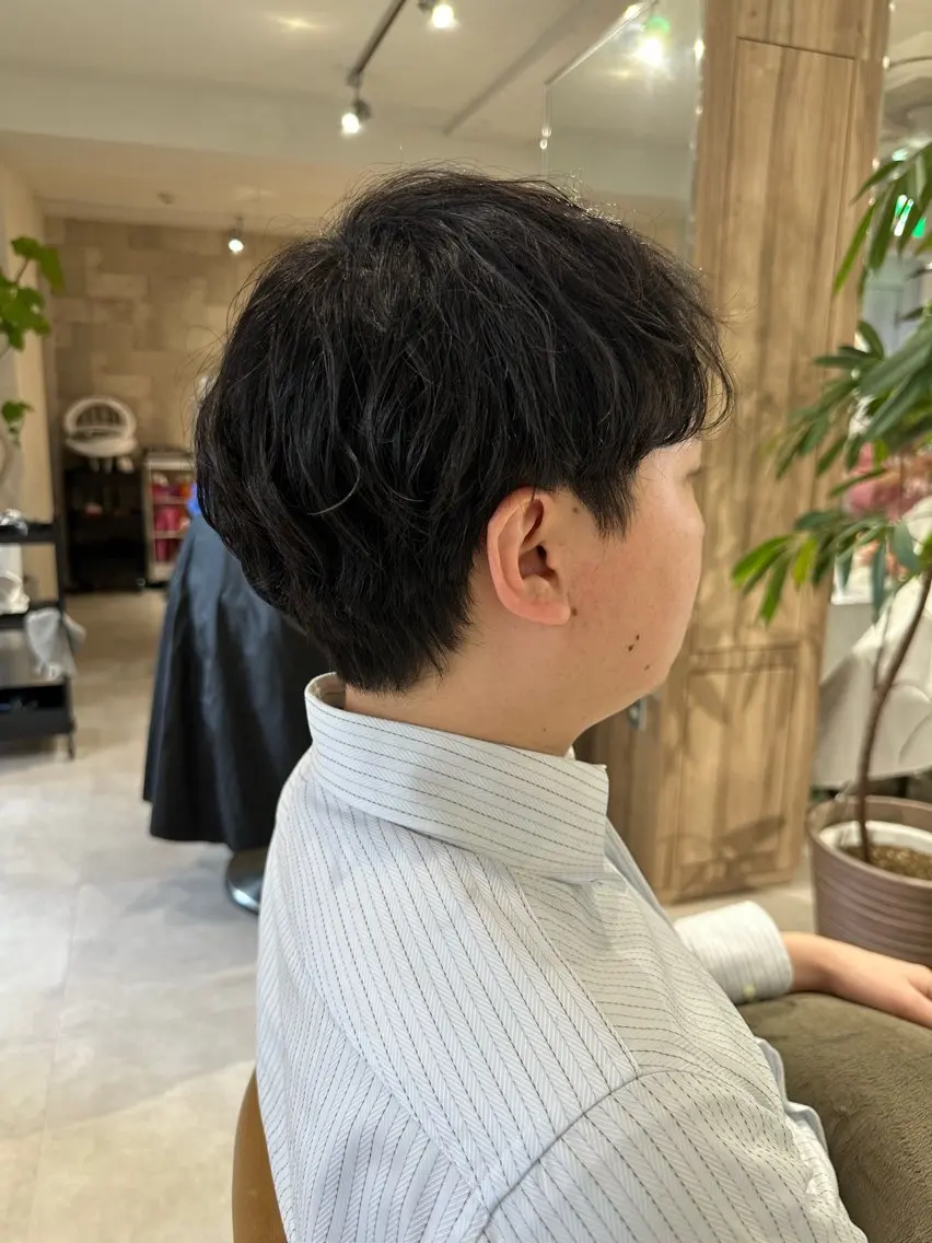 ミディアム パーマ ミディアムパーマ ニュアンスパーマ カット パーマ トリートメント 🎀似合わせカット/ ボブ/佐瀬千枝🎀のヘアスタイル
