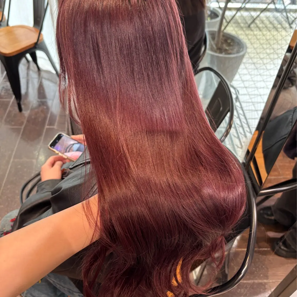 カラー ベージュカラー 黒髪 ブリーチ ブルーカラー ブルーブラック 艶カラー♡/eye / mai🪐🪄のヘアスタイル