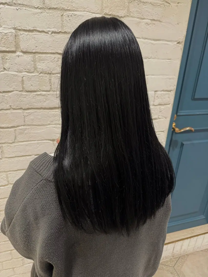 ロング カラー トリートメント カット ヘアカラー トリートメント 堀江美容室 千晶のヘアスタイル
