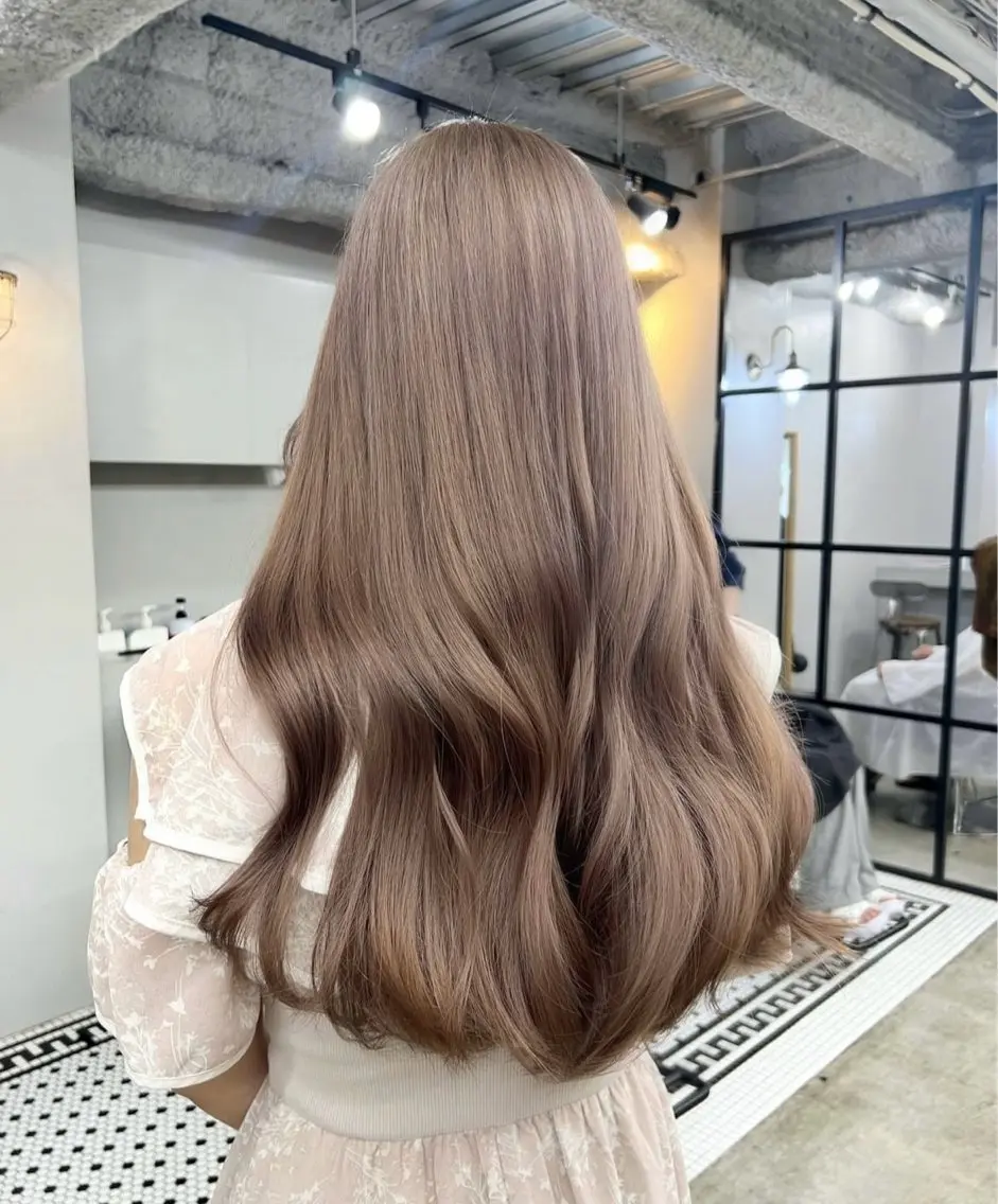 ロング カラー お顔まわりカット たなかちなみ🦤♡のヘアスタイル