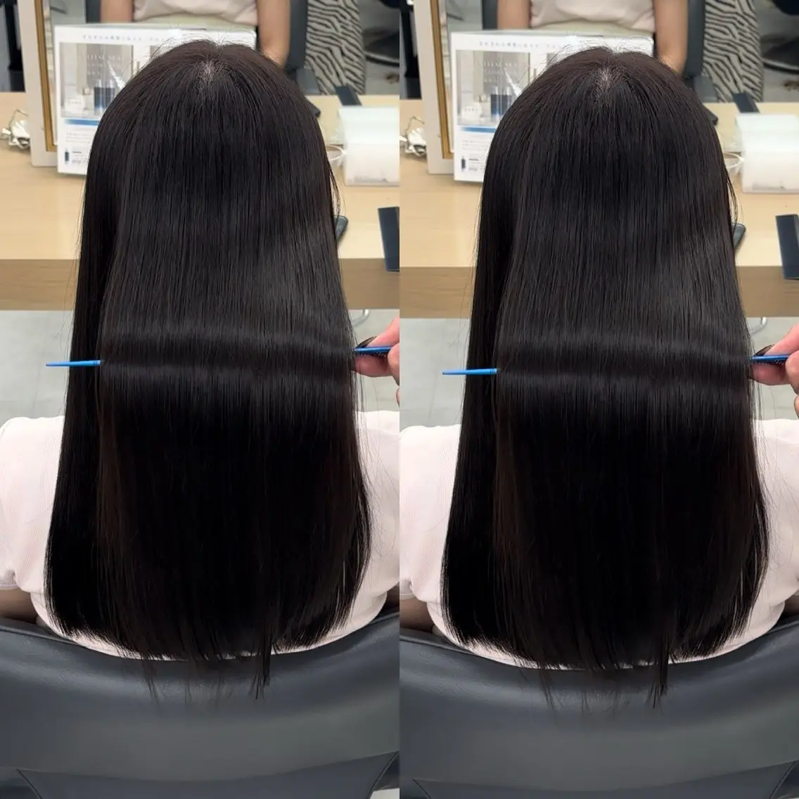ロング カラー カット ヘアカラー 縮毛矯正 トリートメント 髪質改善/美髪矯正 艶髪/Takutoのヘアスタイル