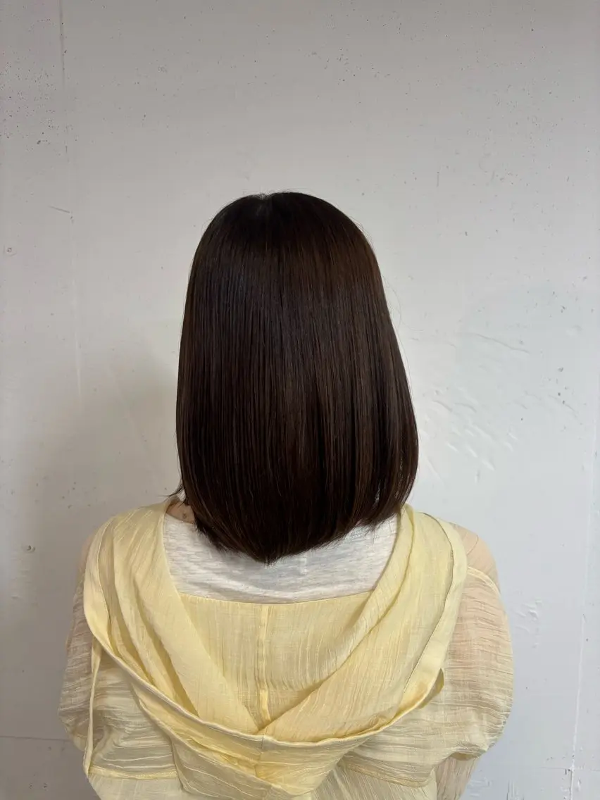 カラー ブラウンカラー 六信 咲希のヘアスタイル