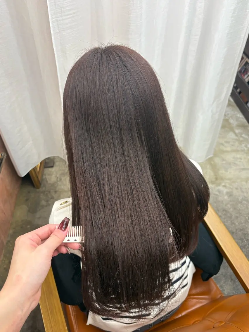 セミロング ヘアカラー トリートメント Retsu /UniQのヘアスタイル
