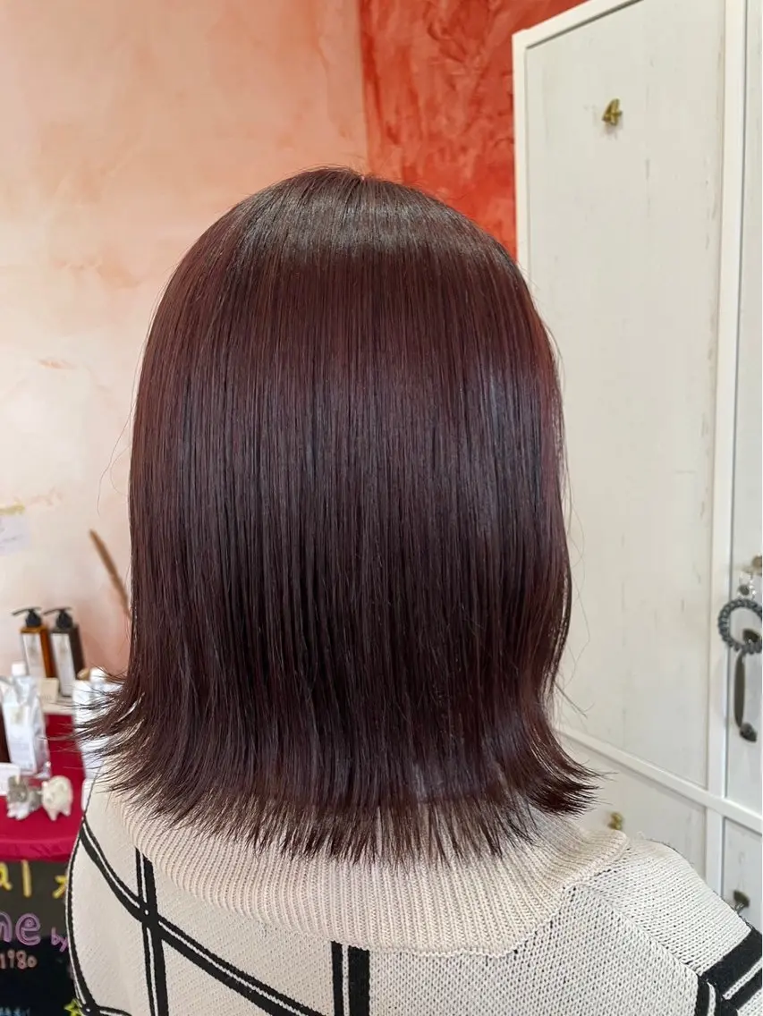 ミディアム カラー ブラウンカラー 🩶透明感･艶カラー 🩶ひいな🩶のヘアスタイル
