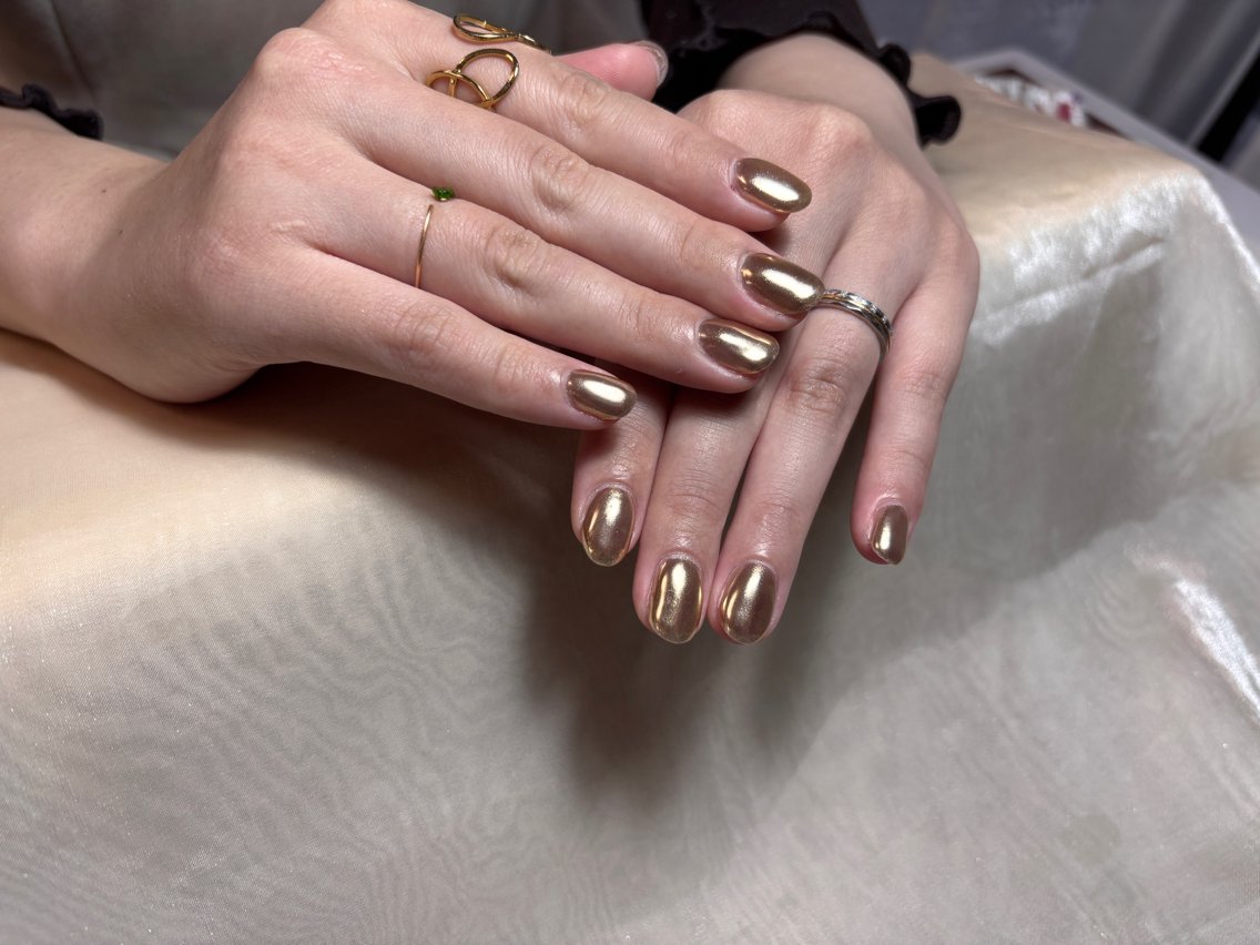 [hand]オーロラ／ミラー✴︎ジェルオフ+550の写真