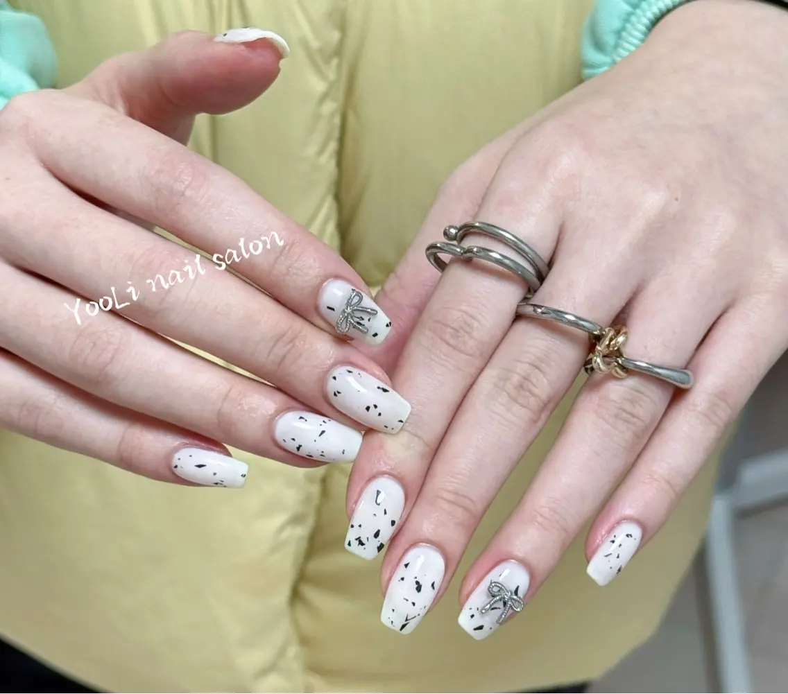 ネイル アートネイル オーロラネイル チークネイル フレンチネイル ガラスフレンチ ハンドネイル 🎀🎀YooLi Nail Salonのネイルデザイン