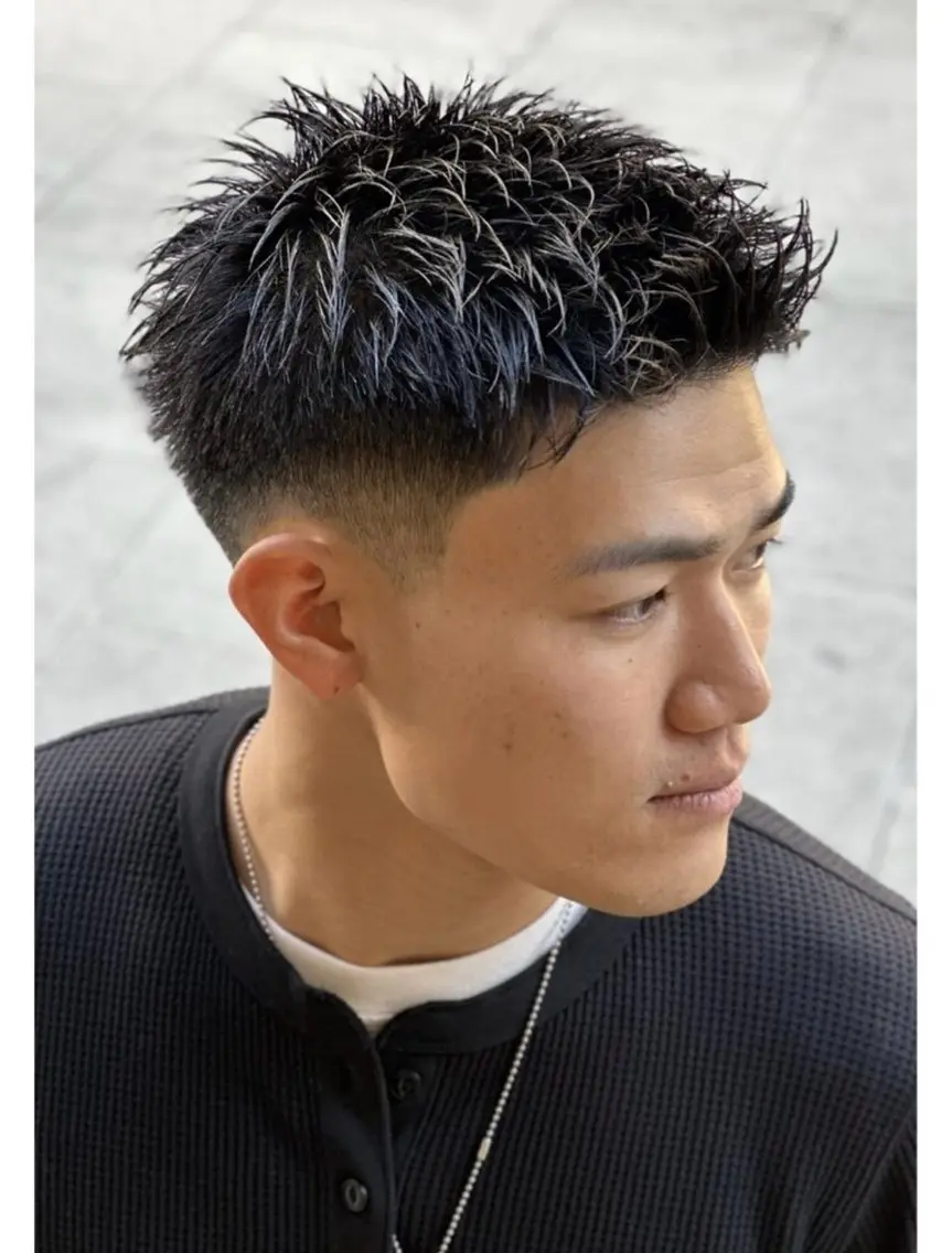 ショート メンズ トミモト アユムのヘアスタイル