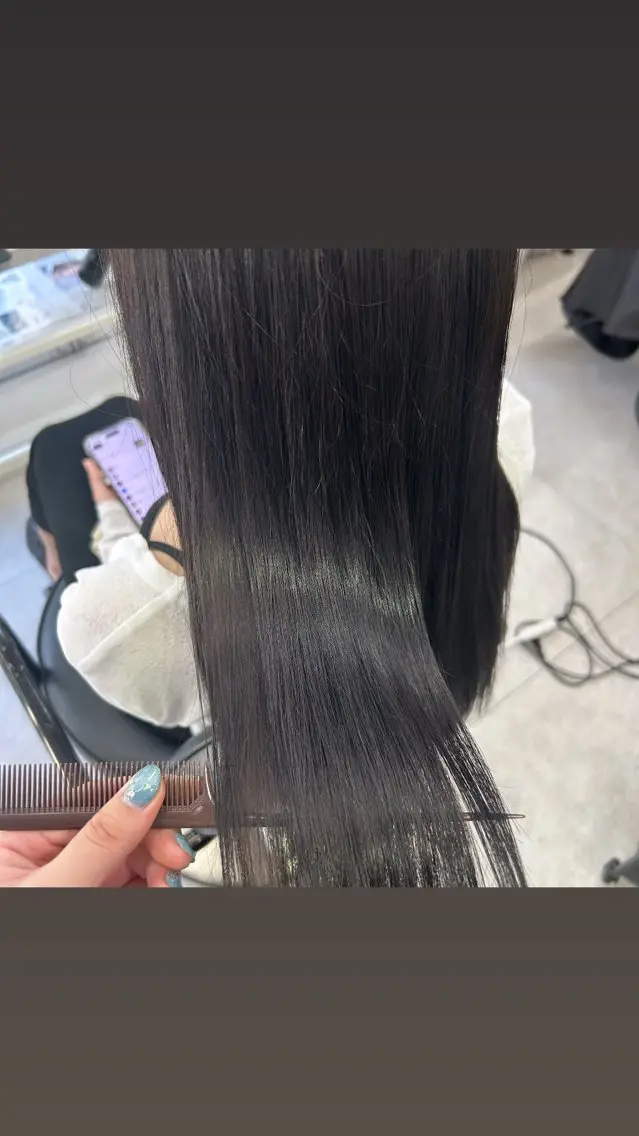ミディアム カラー ツヤ感ワンカラー🎀 NAOのヘアスタイル