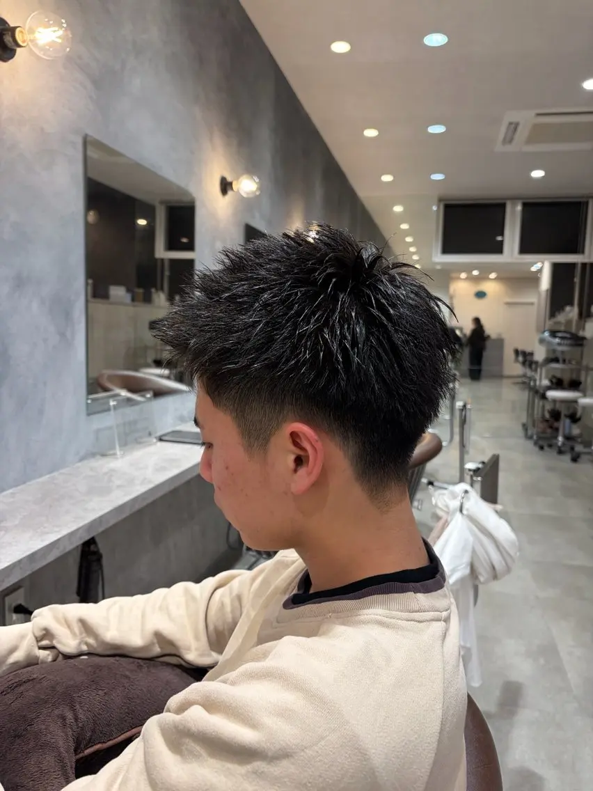 メンズ スパイキーショート 北村 隼規のヘアスタイル