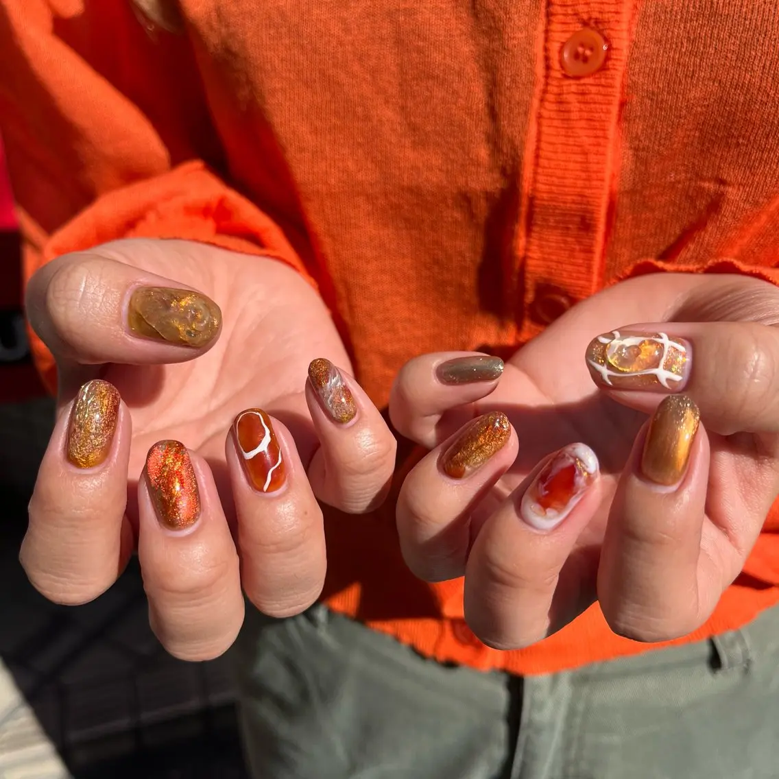 限定オフなし持ちこみネイル💅の写真