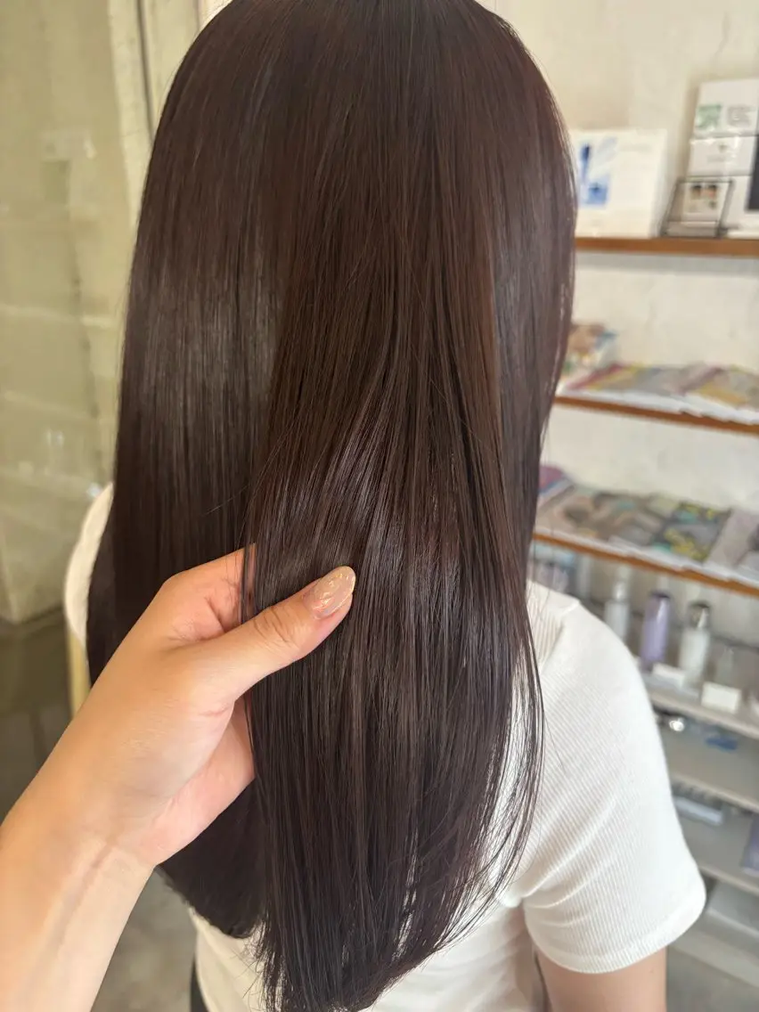 ロング カラー カット ヘアカラー rin : modaのヘアスタイル
