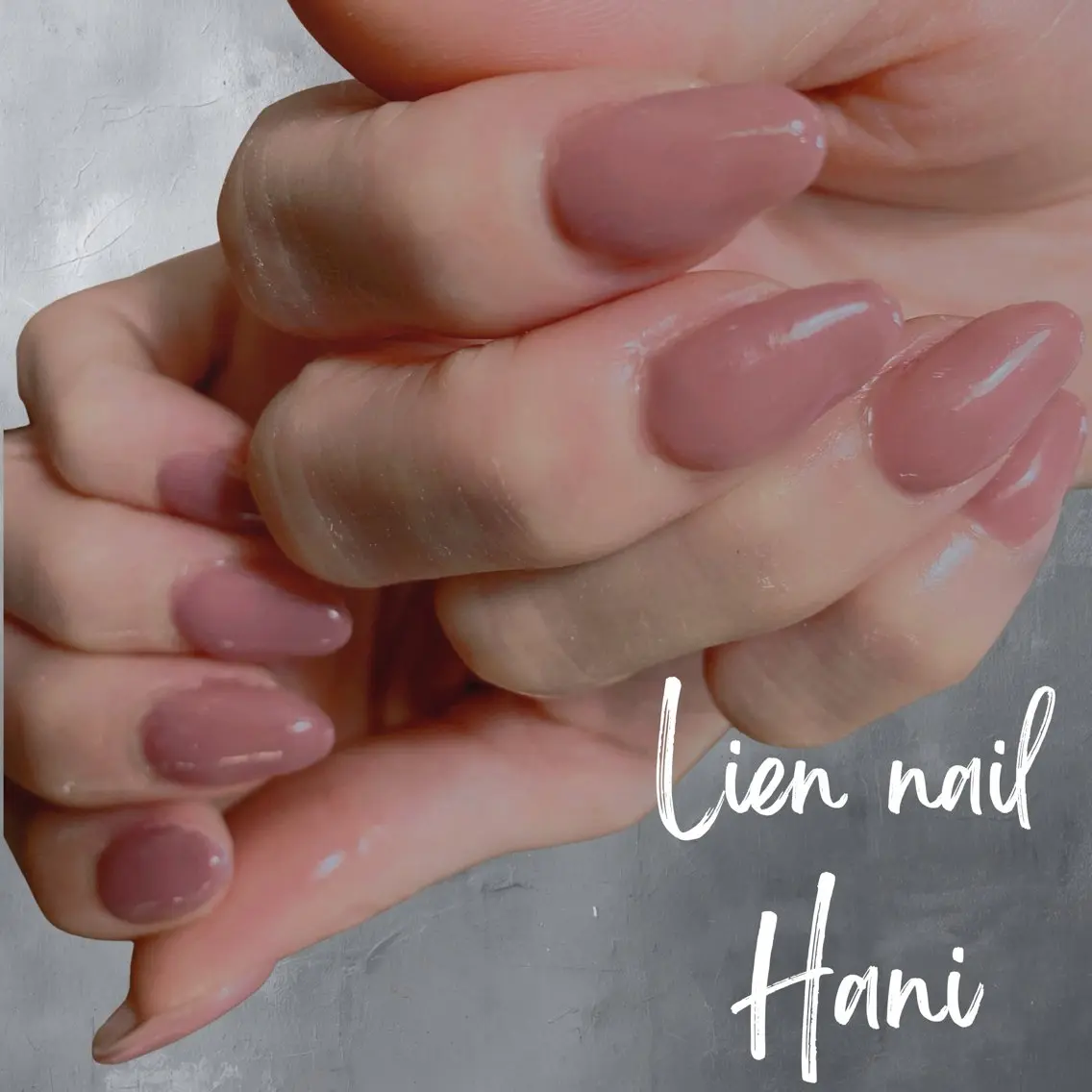 ネイル ワンカラーネイル Lien nail .Haniのネイルデザイン