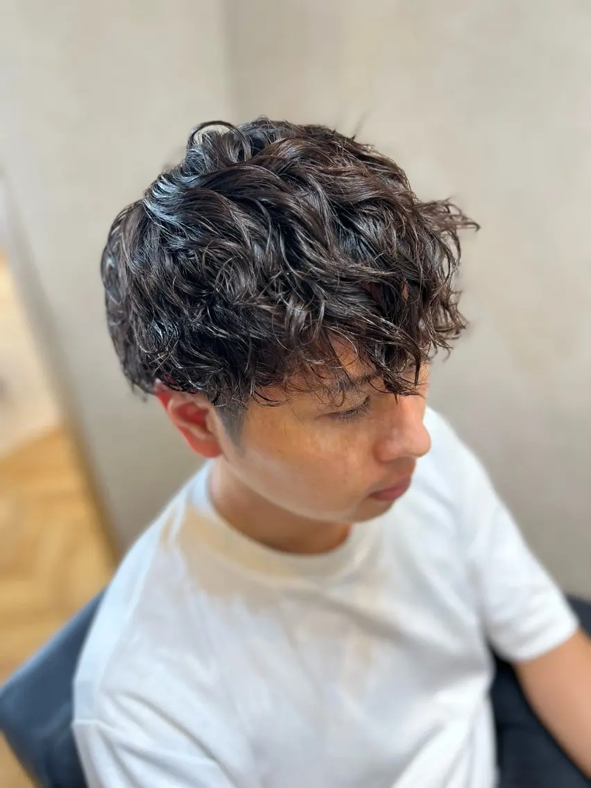 パーマ メンズ カット パーマ "今"だけでない美髪 KOTOMIのヘアスタイル