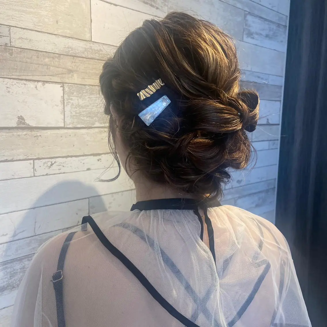 ロング ヘアアレンジ ヘアセット ボブカット/アレンジ /さきのヘアスタイル