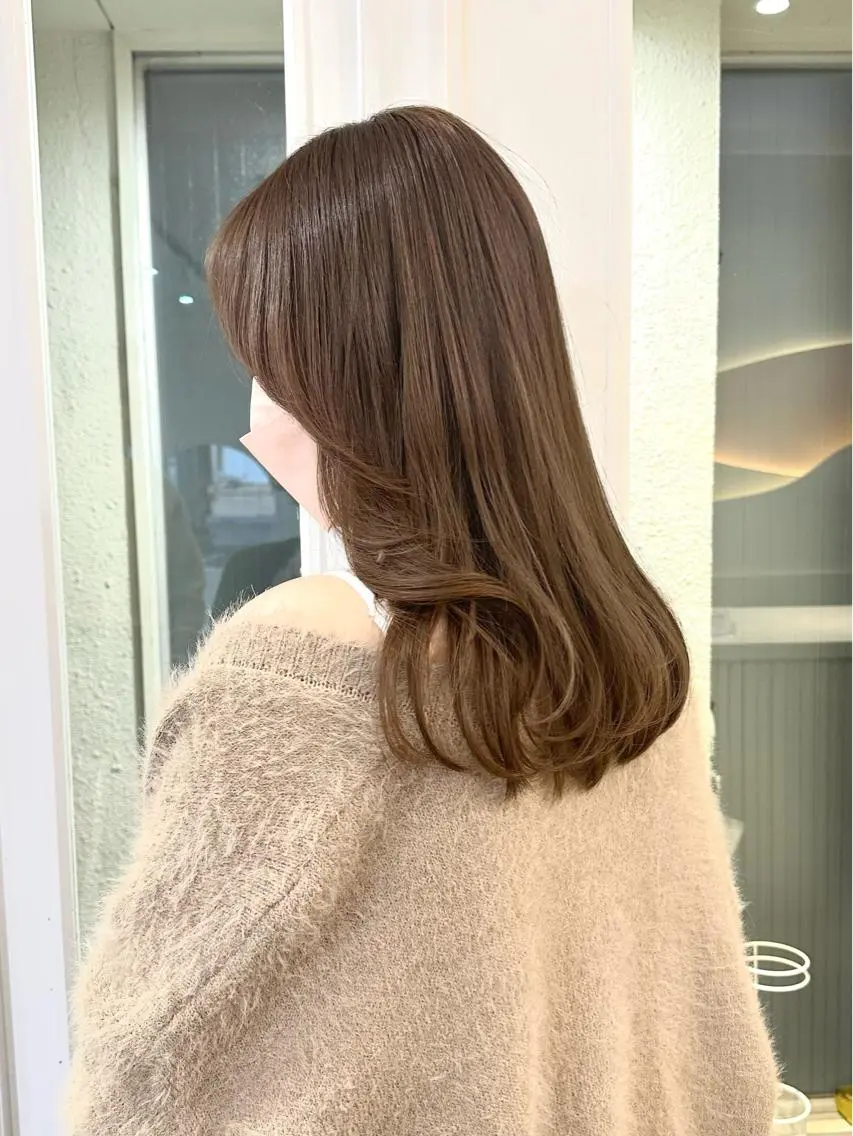 【✨今だけ限定✨】🍑カラー+髪質改善トリートメント🍑の写真