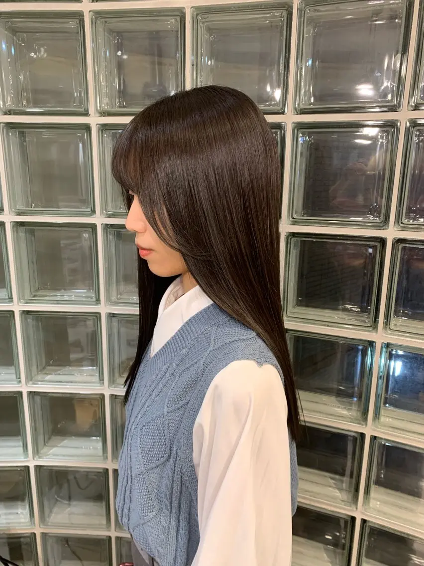 ロング ケアカラー クレハ :)のヘアスタイル