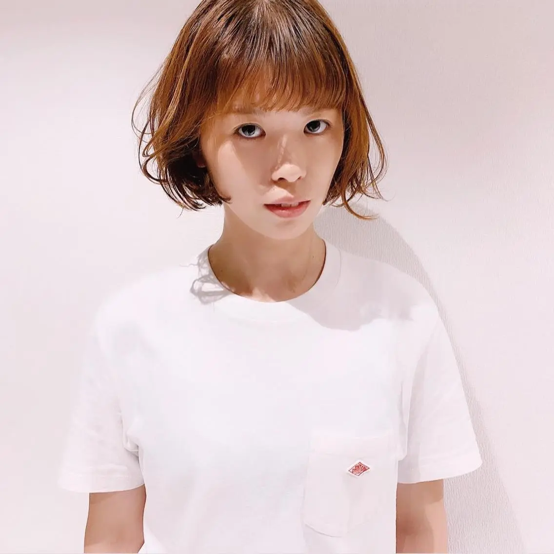 ミディアム 中川 竜誠のヘアスタイル