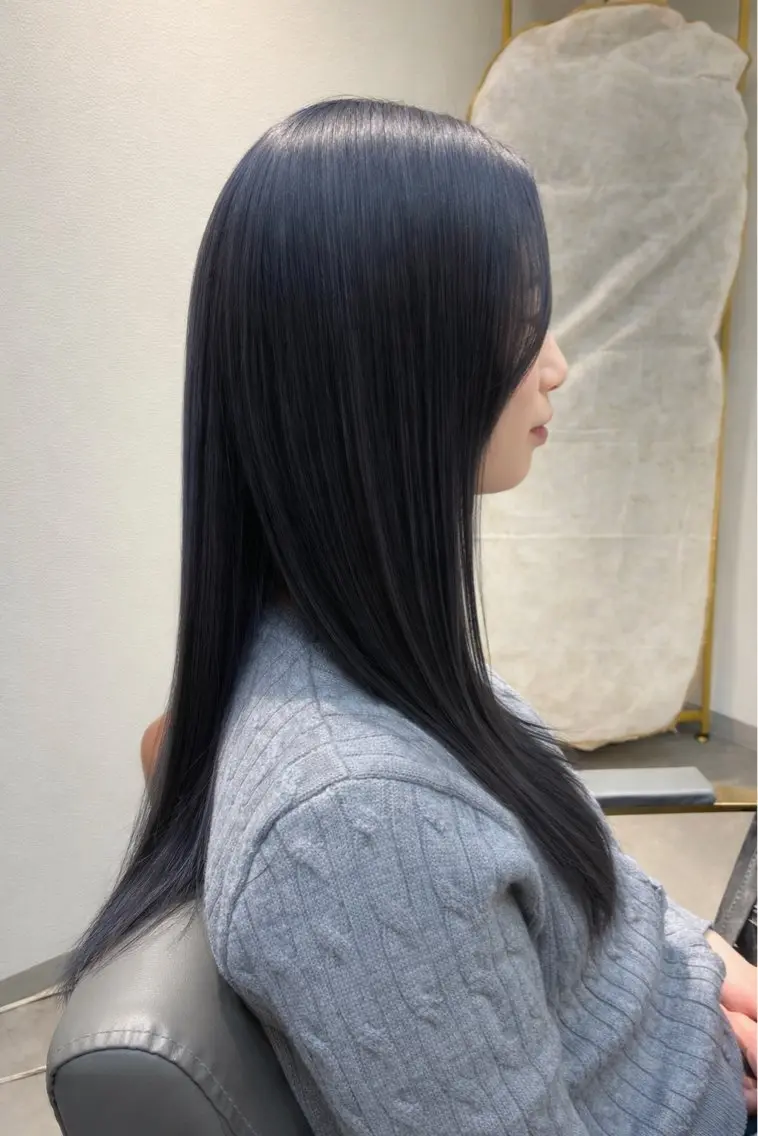 セミロング セミロングパーマ ボブ ハイライト 髪質改善 韓国風ヘア カット ヘアカラー トリートメント 髪質改善/縮毛矯正/ 美髪/個室/ハラのヘアスタイル