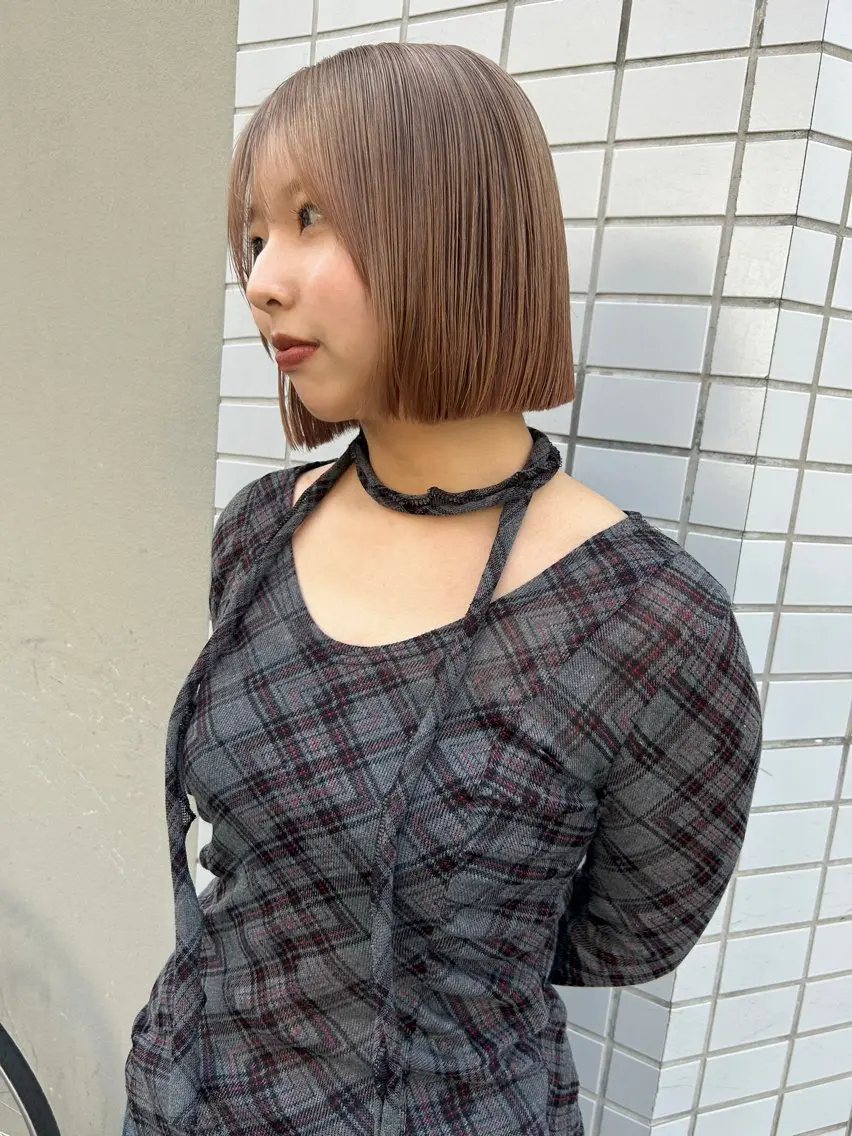 セミロング 薄暮 マツイ　レンのヘアスタイル