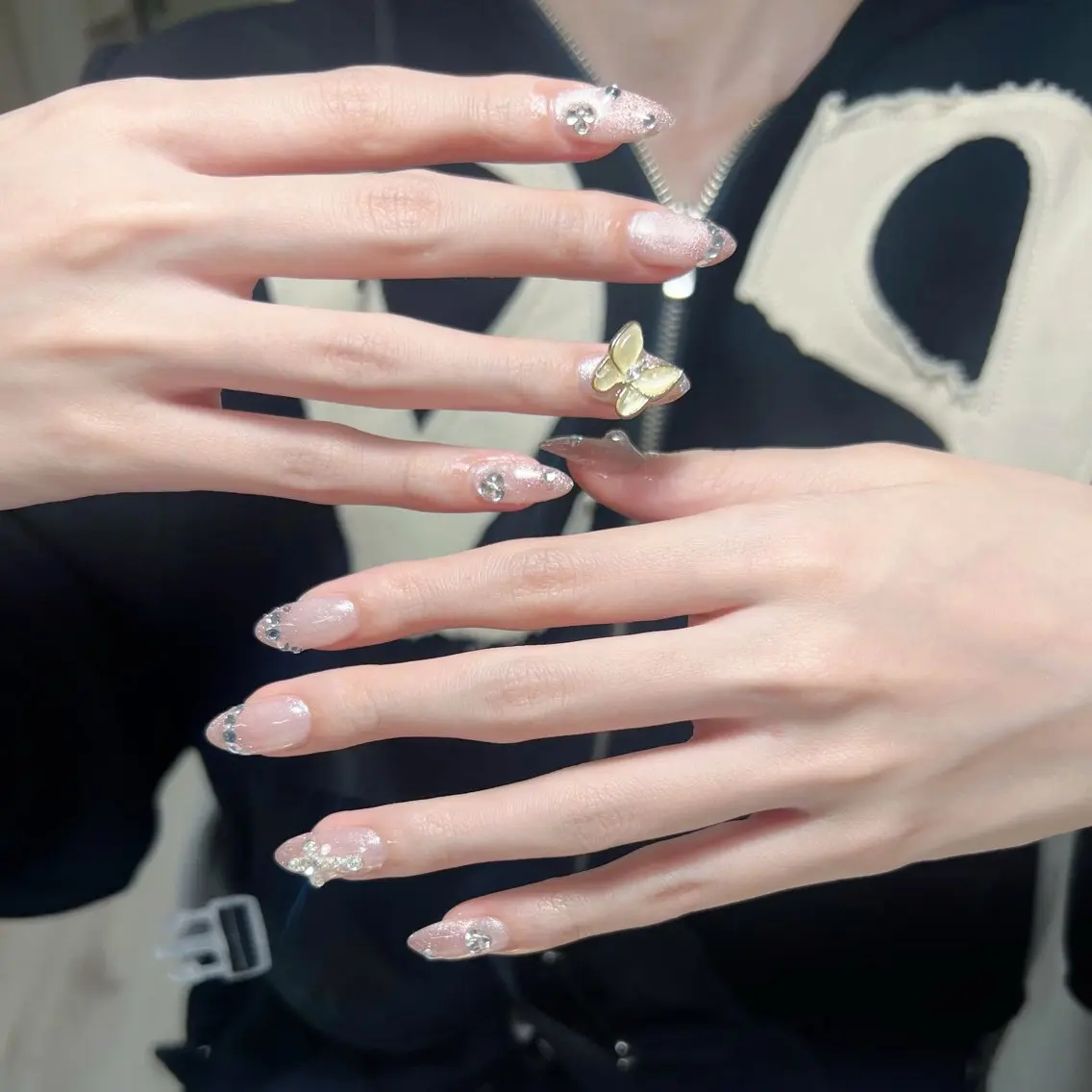 ネイル ハンドネイル 🍄Rina🍄 韓国風ネイルのネイルデザイン