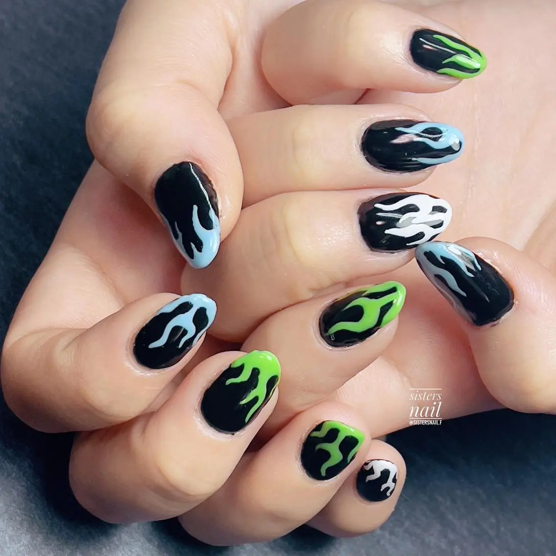 ネイル アートネイル カジュアル ニュアンスネイル パステルネイル ショートネイル sisters nail.fのネイルデザイン