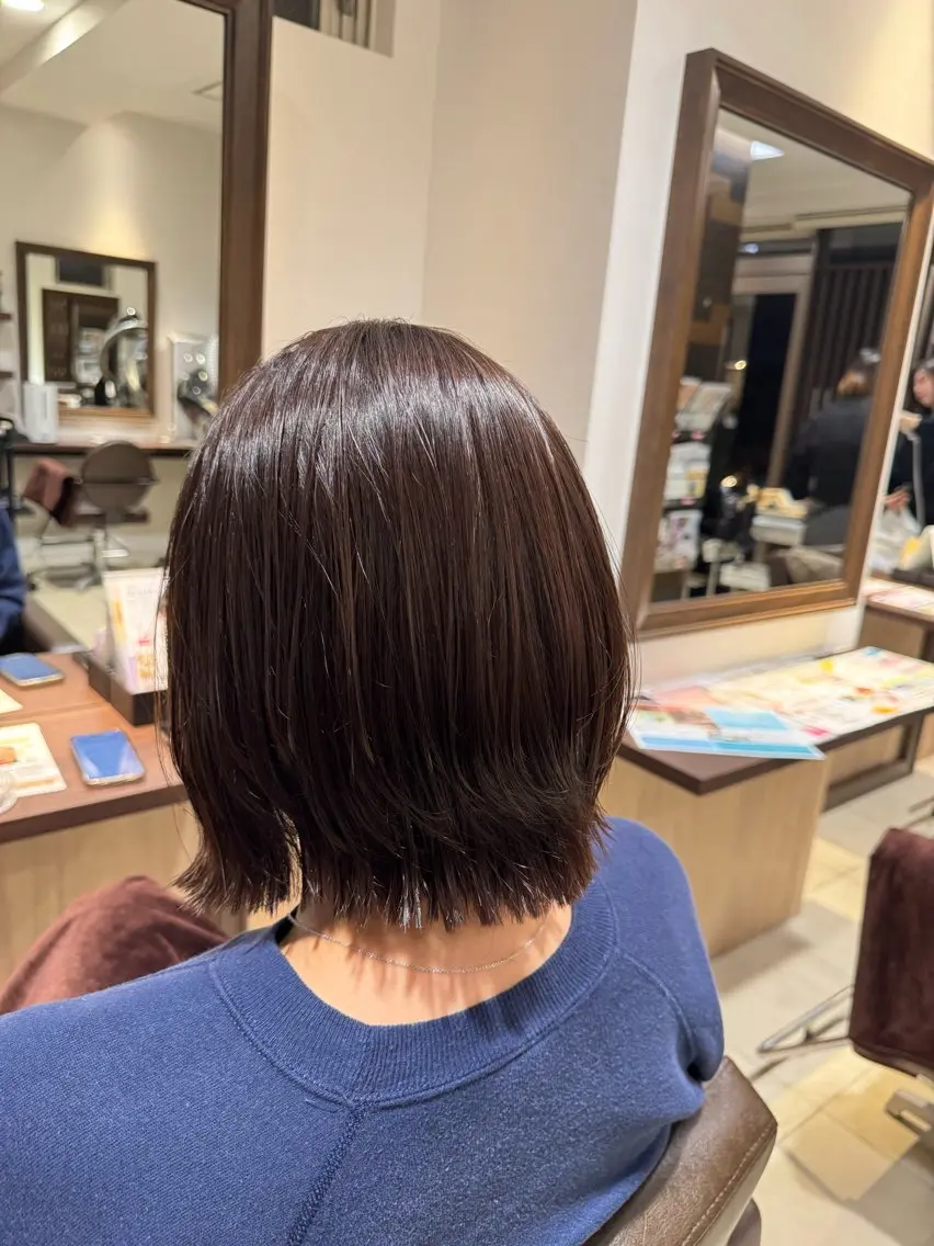 ショート オガワ🫧 三越前のヘアスタイル