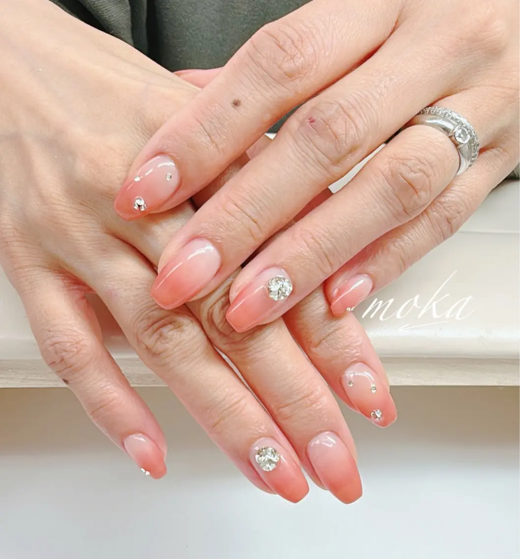 ネイル ハンドネイル ハンドケア 胡蝶蘭レディースサロ ンNailMOKAのネイルデザイン