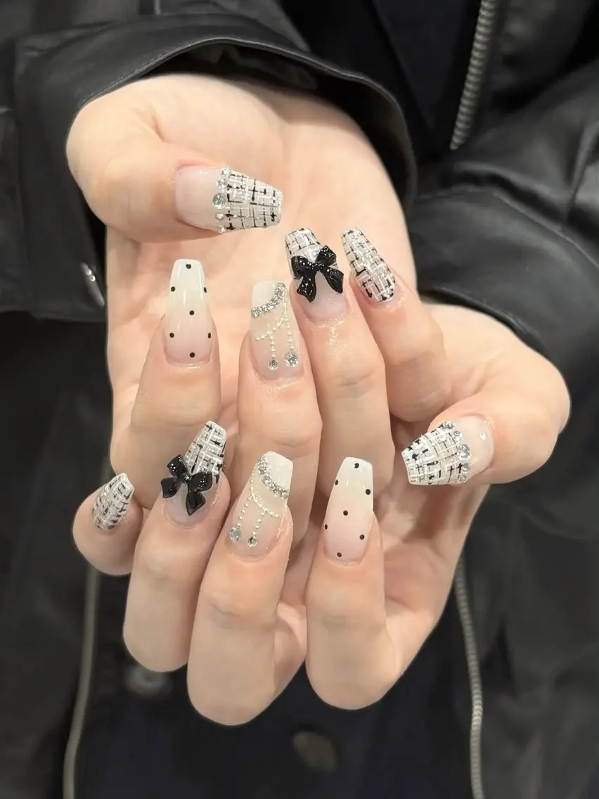 ネイル チークネイル 長さ出し フレンチネイル ジェルネイル ガーリー ハンドネイル Sora Nail Studioのネイルデザイン