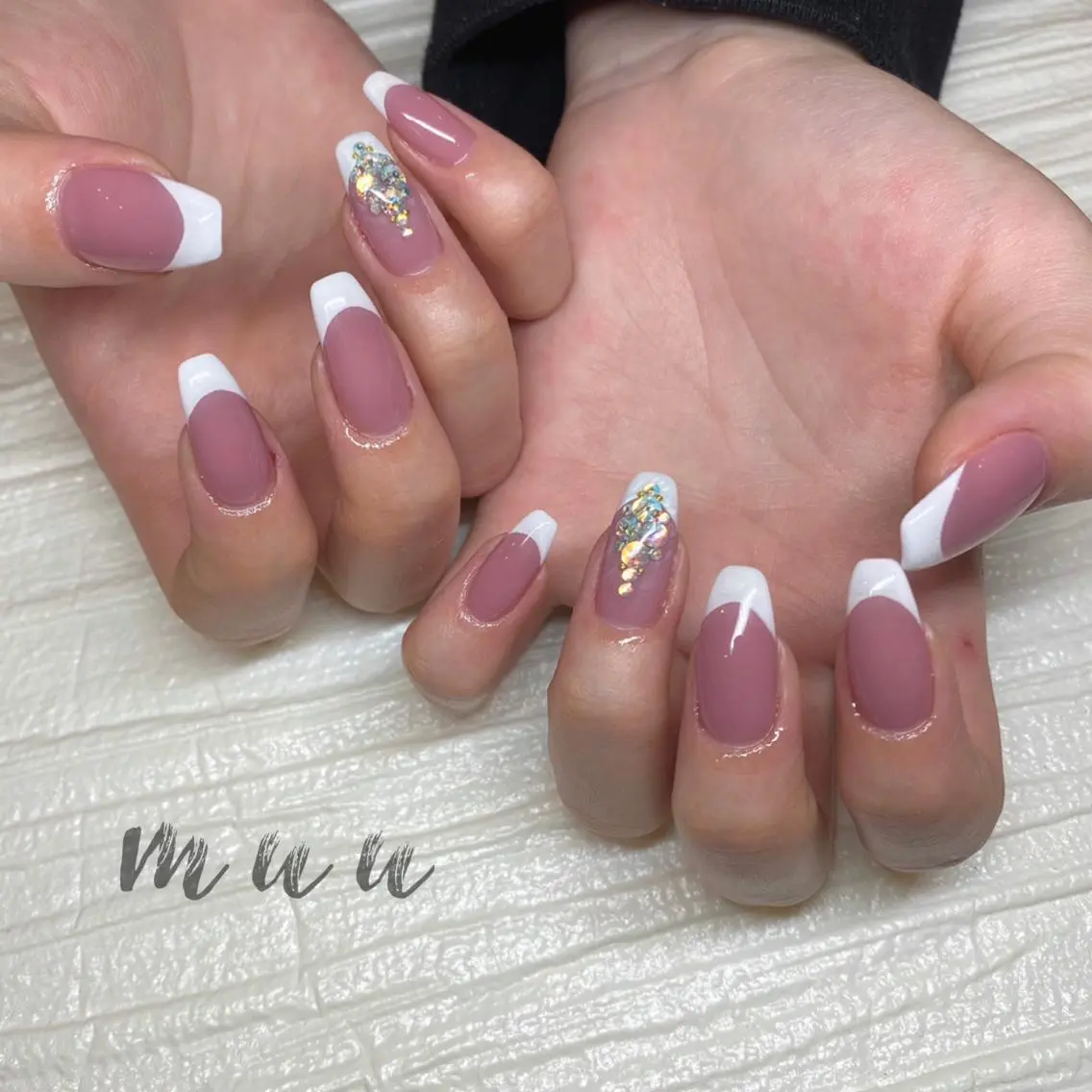 ネイル ストーンネイル muu nailのネイルデザイン