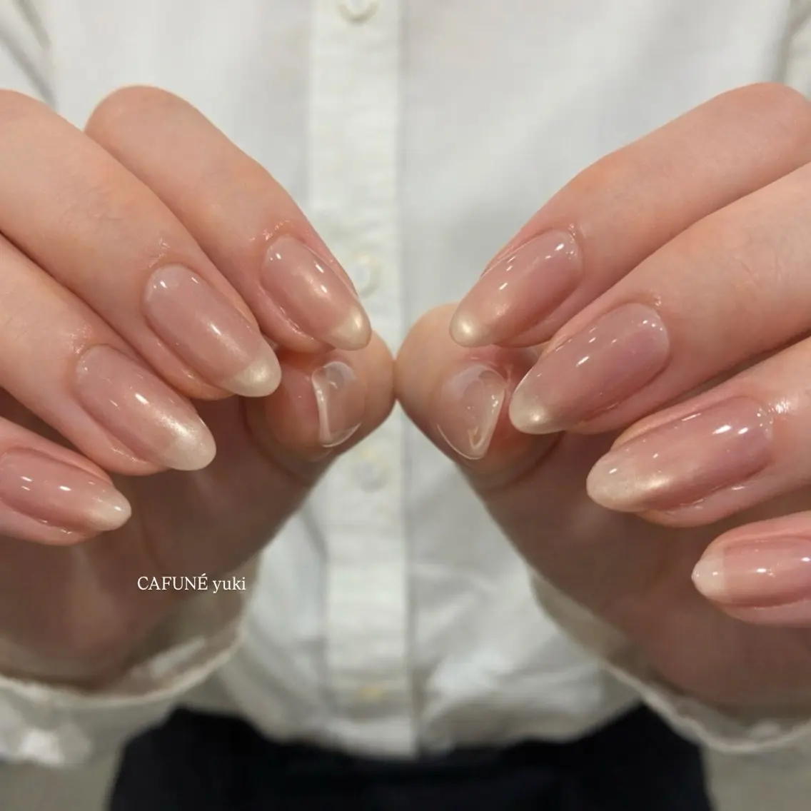 ネイル ハンドネイル 🎼CAFUNÉ_ TOKYO.•*¨のネイルデザイン