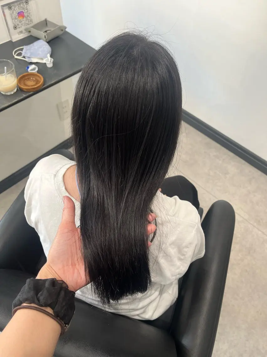 ロング カラー 多田 朝光のヘアスタイル