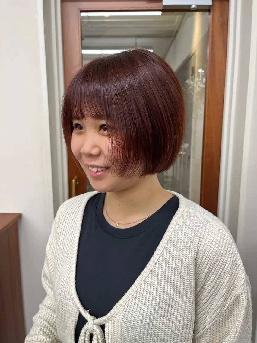 ショート 手越 青のヘアスタイル
